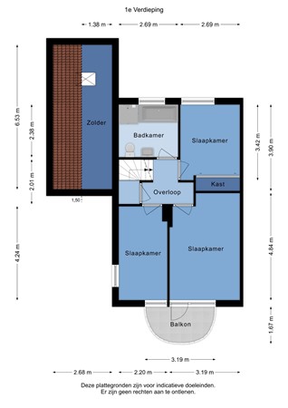Floorplan - Bosheuvel 29, 5685 AS Best